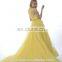 EB2900 Yellow lace with sequin skirt bridal dress