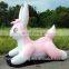 PVC Pink Inflatable Rabbit Toy for Entertainment