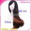 Fibre long wave 68cm women brown&black wholesale synthetic hair