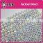 SS6/ SS8 single row multicolored plastic rhinestone chain for decoration