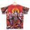 Indian Unisex Shakti Hindu Mother Goddess DIVINE Deity T shirt Psychedelic Unisex wear Hippie Dj Art T - Shirt shirt M / L / Xl