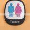 Morden Design Customized Wall Acrylic Toilet Sign Boards