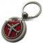 Shenzhen arts and crafts custom round keychain