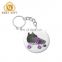 Custom Metal Roller Skates Shoes Shaped Theme Keychain For Gifts