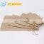 Promotional Festival Gift Packaging Jute Burlap Drawstring Bag For Jewelry