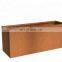 Corten Steel planters /Garden corten flower pot/Outdoor Decoration