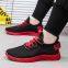 Men Black Sneakers Man Trainers Footwear Blade Sole Red Tenis Masculino
