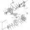 Construction Machinery Single Pump 705-12-36010 Transmission Pilot Pump WA450-1-A Loader Hydraulic Pump Spare Part