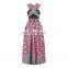 Oem stylish summer women long fully africa print casual maxi ankara dresses