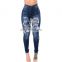 Autumn 2020 Hot Selling Streetwear Women Trousers Tight High Waist Fashion Jeans Sexy Hole Casual Plus Size ladies Denim Pants