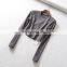 New Office Lady Women Female Long Sleeve Elegant Shirt Blouse Crew Neck Base Inside Top