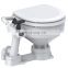 SEAFLO Small Plastic Manually Operated Portable Toilet for Mobile Devices