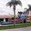 Water Wheel Inflatable Slide Water, Backyard Inflatable Marble Water Slides With Pool