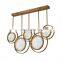Modern home decorative lighting glass chandelier ceiling lamps for livingroom