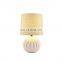Nordic office restaurant indoor desk lights cheap unique modern ball shape custom matte white table lamps ceramic