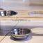 Custom logo solid wooden dog bowl stand,wood dog food bowl