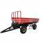 Agriculture 4 wheels farm tipping trailer for transportation