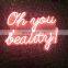 Outdoor led advertising acrylic 3d letter signage custom neon led sign for wedding bar events