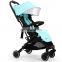 Automatic swing baby stroller baby cradle with leather visor