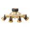 4 Way Garden Water Tap Connector Water Hose Splitter