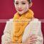 wholesale rabbit fur scarf/rabbit fur snood scarf