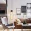 Minimalist Metal Geometry Pendant Light Black Indoor Pendant Light Chandeliers For Home