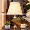 Modern Light Luxury Desk Lamp Warm Lighting Cylindrical Metal Table Lamp