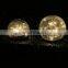 Solar LED Ground Plug Light Glass Ball Garden Courtyard LED Waterproof Decorative Light