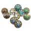 Custom Logo Sew Metal Concho Blazer Fashion Shank Button For Overcoat