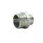pipe fitting stainless steel ss 304 316L forging male thread BPS NPT hexagon reducing nipple