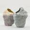 modern stone texture unique shape gradient color ceramic vase