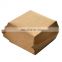 Double Burger Box Design Cardboard Paper Cheap Plain Food Beverage Packaging Disposable UV Coating Varnishing Embossing Accept