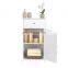 Single Door Drawer Cupboard MDF Small White Wooden Bathroom Storage Cabinet