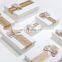 Nesting Elegant Rectangular Rigid Christmas Gift Boxes With Bows for Party Wedding Gifts