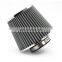 AUSO Universal Auto Parts Performance High Flow 76MM Cone Air Filter Hepa For Universal Car