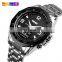 SKMEI 1464 Minimalist Analog Digital Men Business Watches Stainless Steel OLED Display Compass Sports Watch