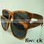 DIY Trend of Fashion Handmade Wood Frame Sunglasses Special Zebra Wood Glasses Quality Choice