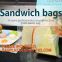 Reusable Leakproof Print Zip Lock Sandwich Bag, Fat bottom bag With Zip lock Eight side seal Bag with Zipper locker baggie
