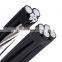 JKLY 1KV ABC Kablo 0.6/1KV PVC XLPE Insulated 2 Core 4 Core 3 Core Overhead Aluminum Aerial Bundle ABC Cable