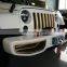 Steel black JL front bumper with LED lights for jeep wrangler JL car bumper