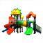 Exciting outdoor playground games kiddie community amusement theme park rides combined slide for sale