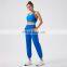 Strong Supportive Racerback Front Opening Polyester Spandex Plain High Support Fitness Padded Front Zip High Impact Sports Bra