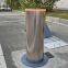 UPARK Customized Car Parking Automatic Bollards Against Violent Vehicle Impacts with UGST-8 Warning Light Post