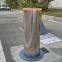 UPARK Custom Car Parking Automatic Bollards Against Violent Vehicle Impacts with UGST-8 Warning Light Post