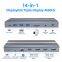 Aluminum 14-in-1 Type-C USB 3.2 Gen2 docking station with dual DP+ dual HDMI