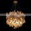Creative Living Room Chandelier Modern Copper Branch Dining Room Glass Chandelier