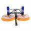 Double-Headed Electric Solar Panel Cleaning Robot With Telescopic Rod Handheld Photovoltaic Automatic Cleaning Machine