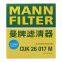 Original Genuine MANN Filtro de Cabine Filtro do Motor do Carro CUK26017M 97133-2W000 Para Hyundai