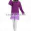 Fashion high quality Islamic girl's top casual chiffon shirt long sleeve blouses tops plus size B047