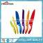 Easy Grip Kitchen Knife Set, 6 Piece Modern, Colored, Stainless Steel Knives